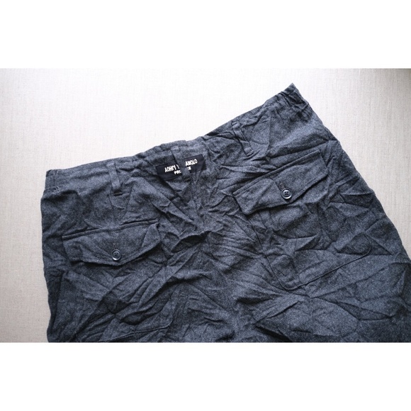 Yohji Yamamoto -  AW16 Wool-Blend Textured Pants - Picture 4 of 16